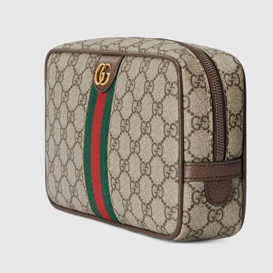 Túi Gucci Savoy Small Toiletry Case 'Beige' 760019-96IWT-8745 - Ảnh 4