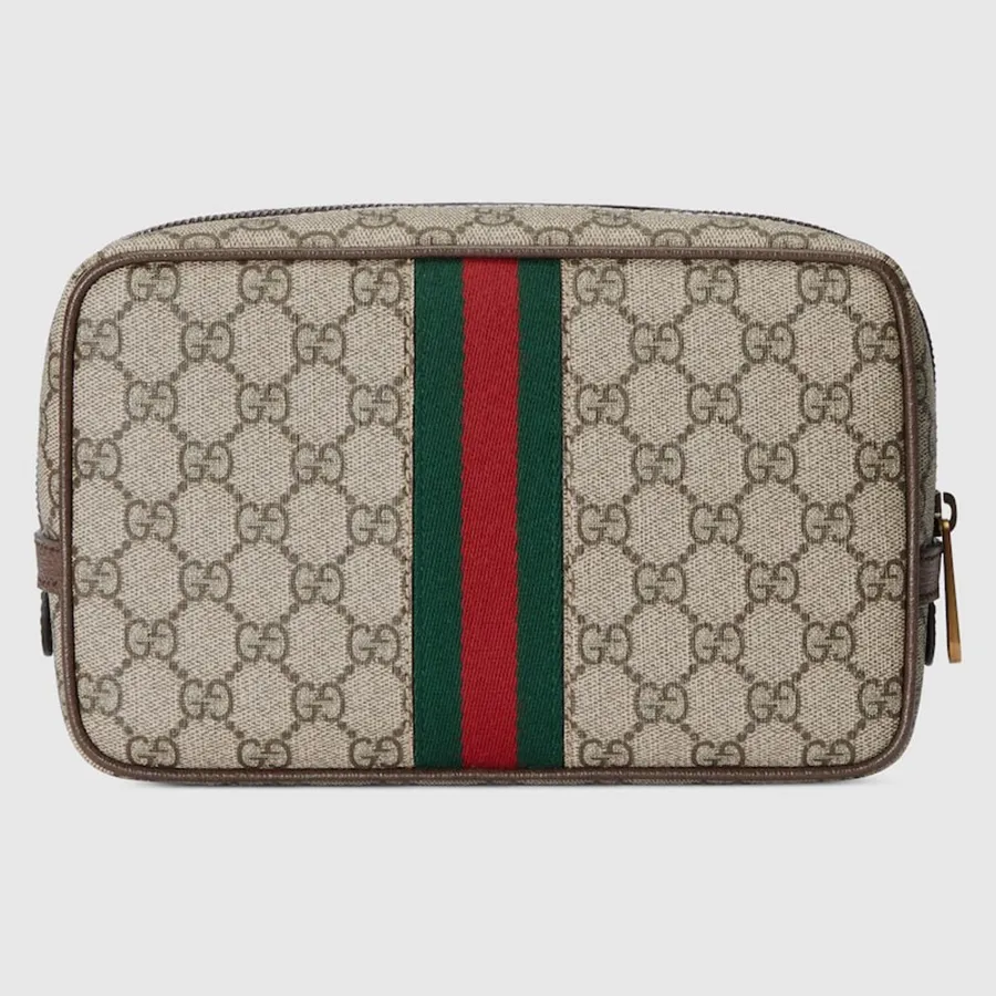 Túi Gucci Savoy Small Toiletry Case 'Beige' 760019-96IWT-8745 - Ảnh 3