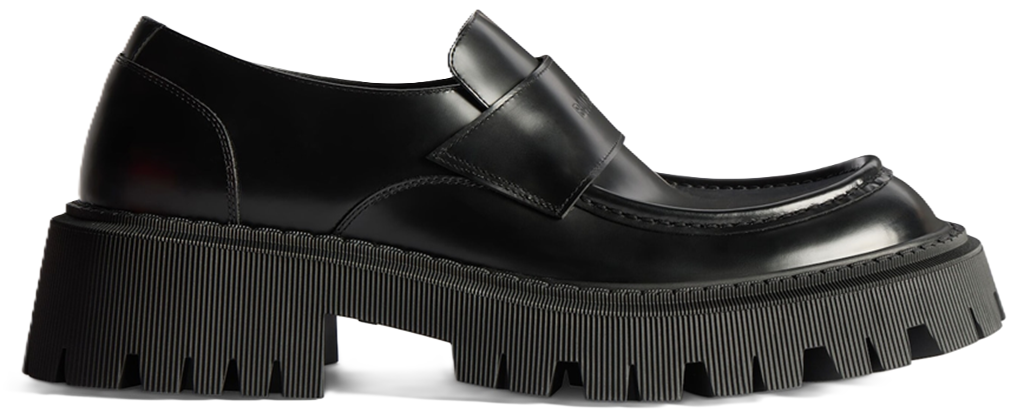 Giày Balenciaga Tractor Loafer 'Black' 760433WA8E91000