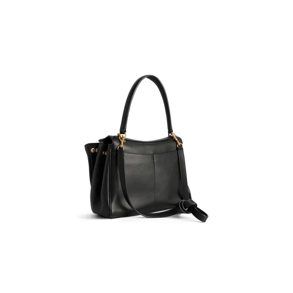 Túi Balenciaga Rodeo Small Smooth Calfskin 'Black' 7897792AA4V1000 - Ảnh 3