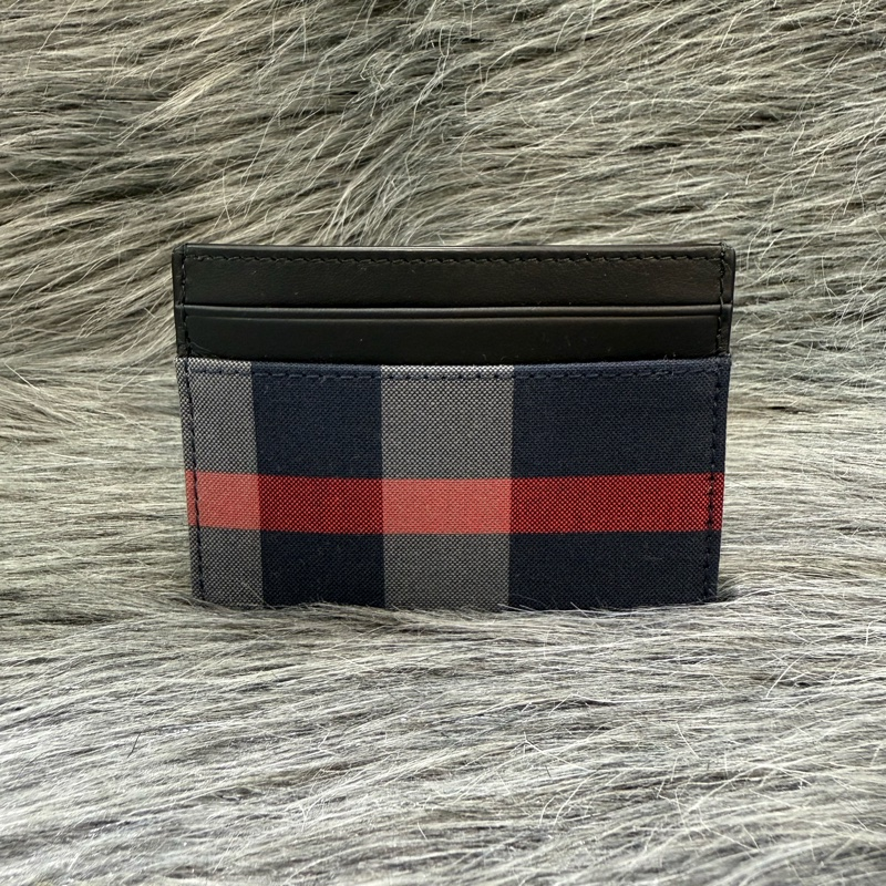 Alternative view of Ví Burberry MS Sandon CHK 'Navy Grey' 80840661