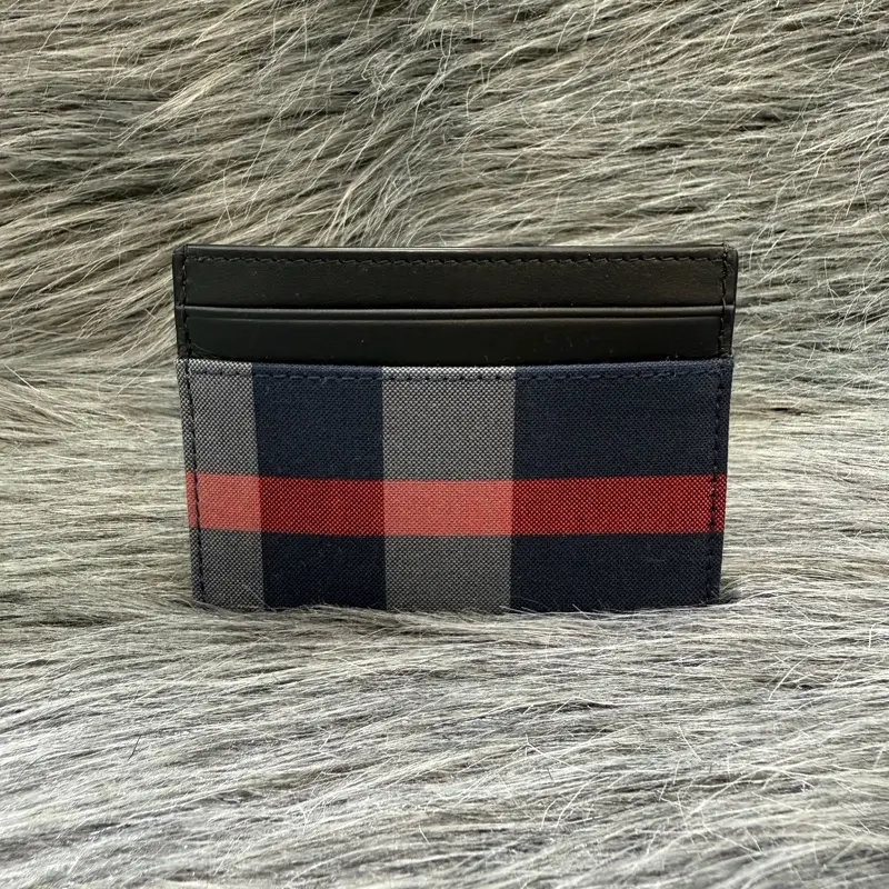 Alternative view of Ví Burberry MS Sandon CHK 'Navy Grey' 80840661