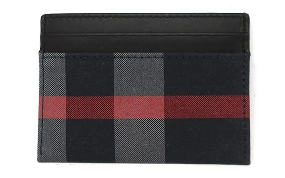 Ví Burberry MS Sandon CHK 'Navy Grey' 80840661
