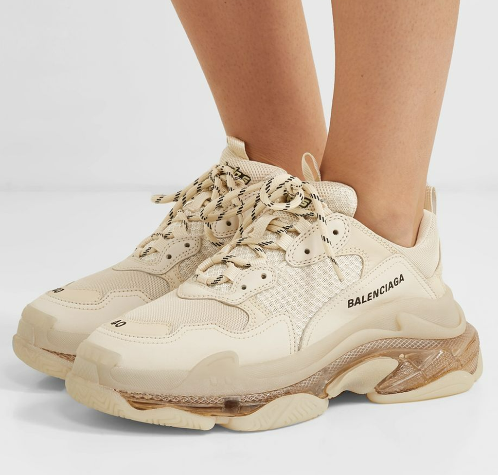 Alternative view of Giày Balenciaga Triple S Clear Sole 'Beige' 544351W2GA19710