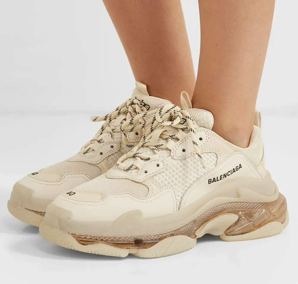 Alternative view of Giày Balenciaga Triple S Clear Sole 'Beige' 544351W2GA19710