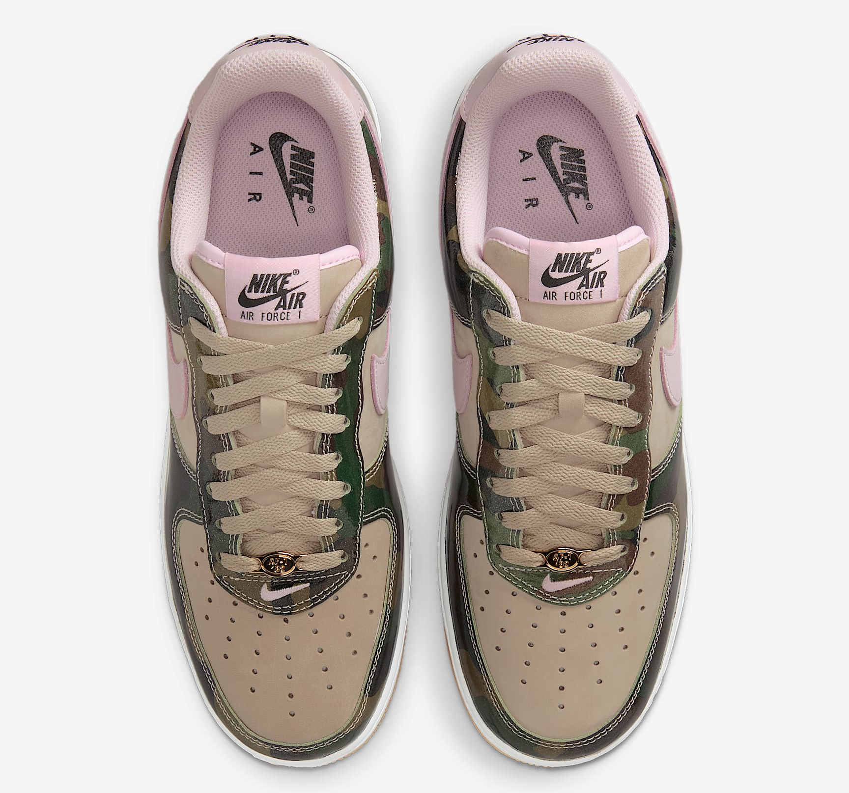 Alternative view of Giày Nike Air Force 1 Low ’07 LV8 ‘Patent Camo Pink’ HQ1967-200