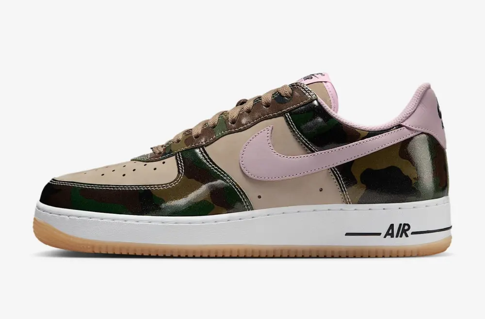 Giày Nike Air Force 1 Low ’07 LV8 ‘Patent Camo Pink’ HQ1967-200 - Ảnh 5
