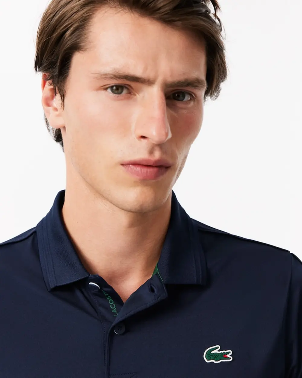 Áo Lacoste Ultra Dry Jersey Tennis Polo 'Navy Blue' DH1822-51-5FS - Ảnh 3
