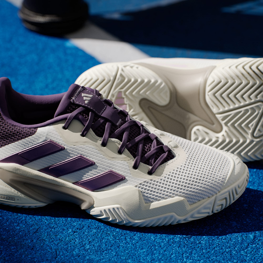 Giày Adidas Barricade 13 Core ‘White Powder Aurora Plum’ JR7814 - Ảnh 5