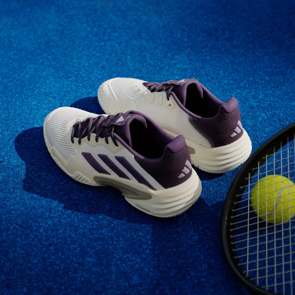 Giày Adidas Barricade 13 Core ‘White Powder Aurora Plum’ JR7814 - Ảnh 3