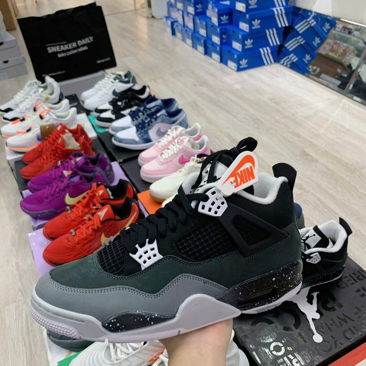 Giày Nike Jordan 4 Retro 'Cave Stone' FQ8138-200 - Ảnh 5
