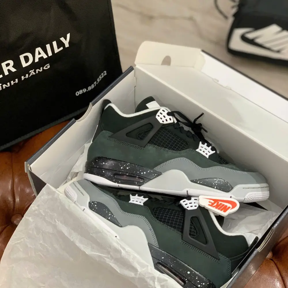 Giày Nike Jordan 4 Retro 'Cave Stone' FQ8138-200 - Ảnh 4