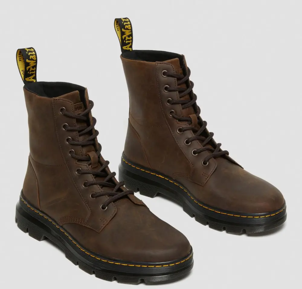 Giày Dr.Martens Combs Crazy Horse Leather ‘Brown’ 26006207 - Ảnh 4
