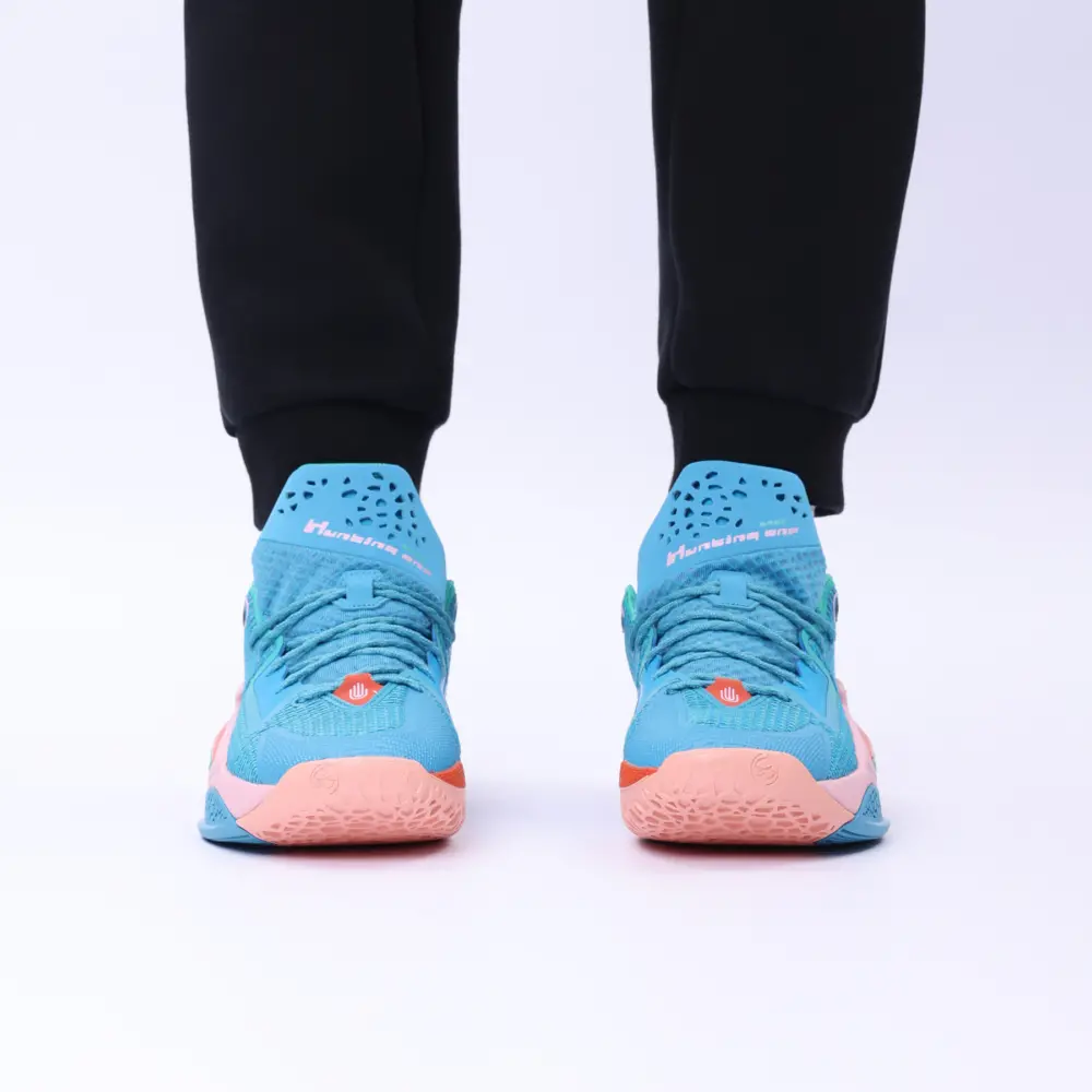 Giày Lining Bad5 Dominator ‘Blue Pink’ ABFV003-6V - Ảnh 4
