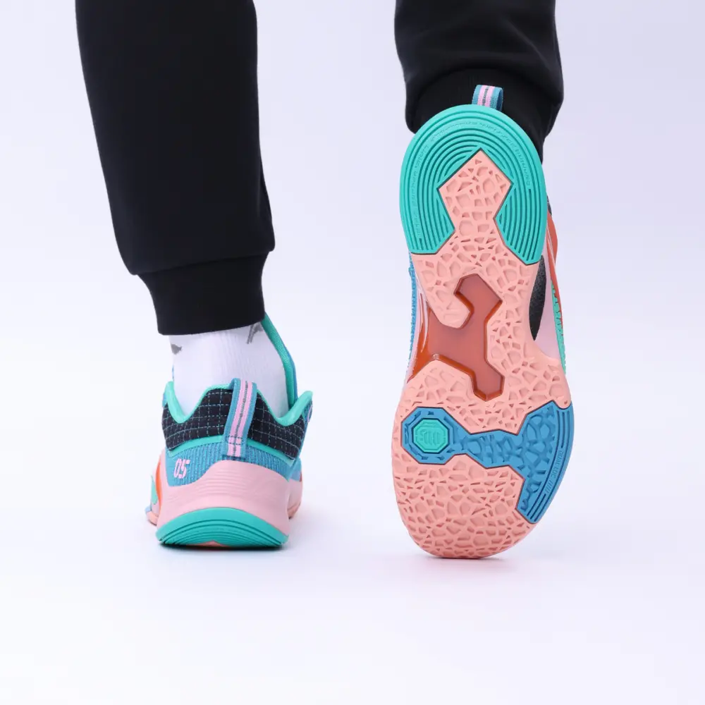 Giày Lining Bad5 Dominator ‘Blue Pink’ ABFV003-6V - Ảnh 3