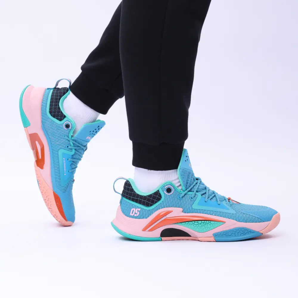 Alternative view of Giày Lining Bad5 Dominator ‘Blue Pink’ ABFV003-6V