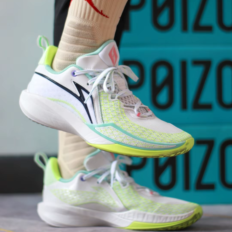 Giày Lining Flash 2 Prism ‘White Blue’ ABAV009-3V - Ảnh 3