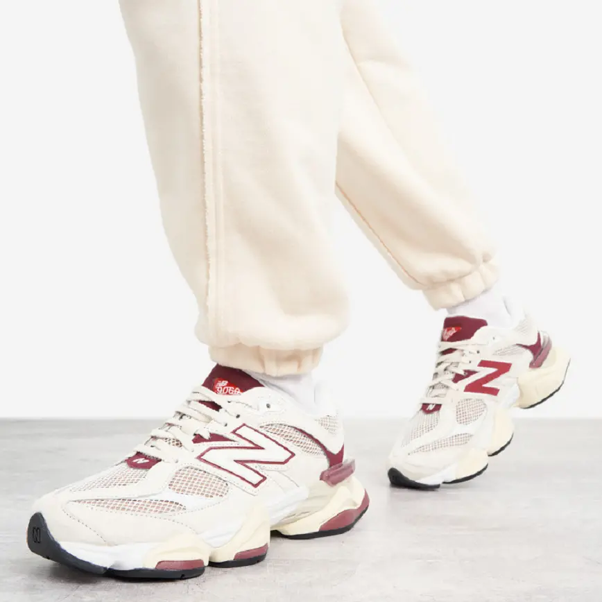 Giày New Balance 9060 ‘Linen Burgundy’ U9060PSD - Ảnh 3