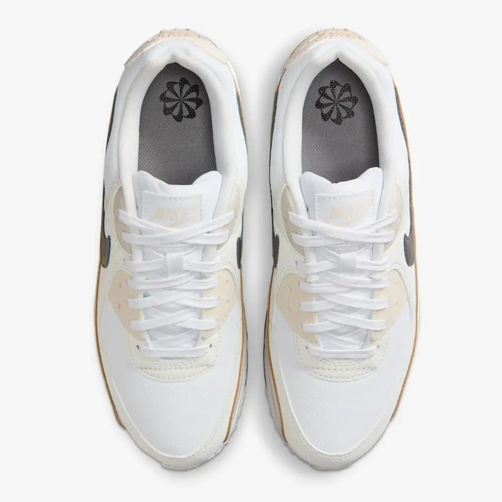 Giày Nike Air Max 90 ‘White Flat Pewter’ HM8128-101 - Ảnh 4