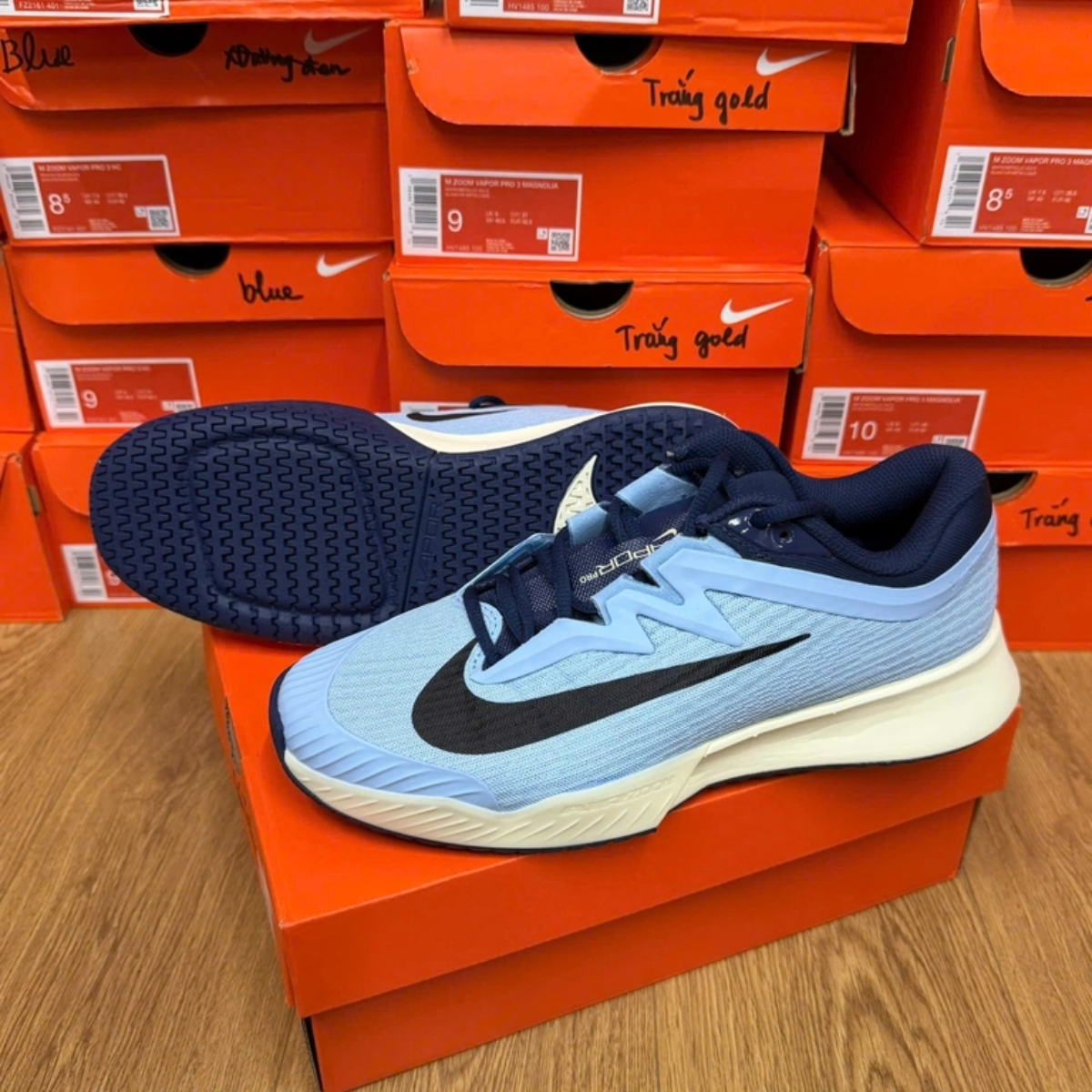 Giày Nike Zoom Vapor Pro 3 'Blue' FZ2161-401 - Ảnh 5