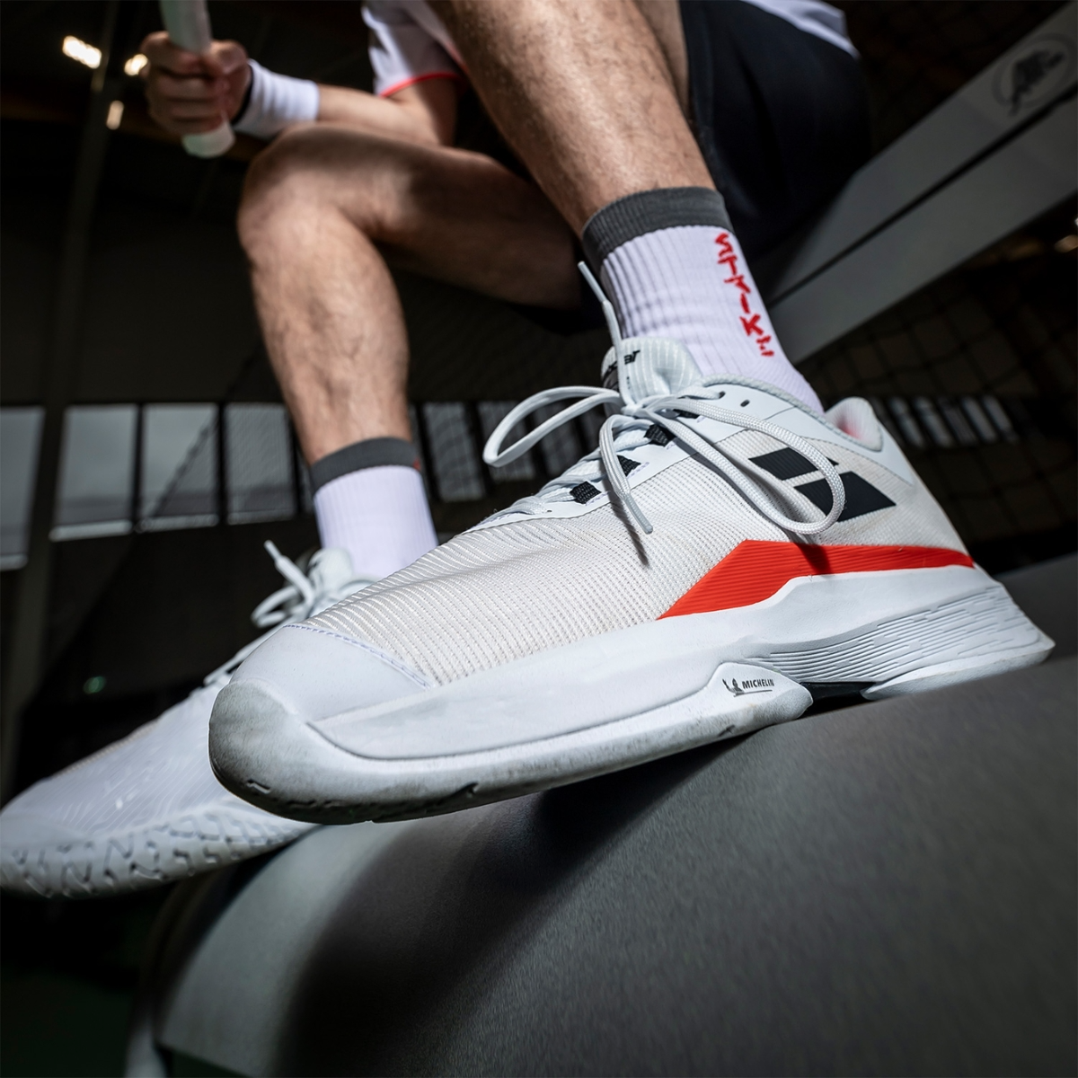 Giày Babolat Jet Tere 2 All Court Men ‘White Strike Red’ 30S24649-1089 - Ảnh 7