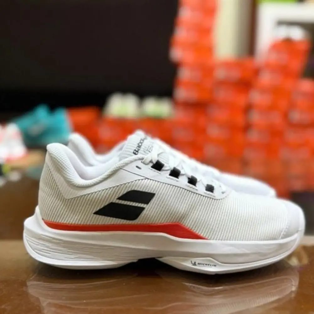 Giày Babolat Jet Tere 2 All Court Men ‘White Strike Red’ 30S24649-1089 - Ảnh 6