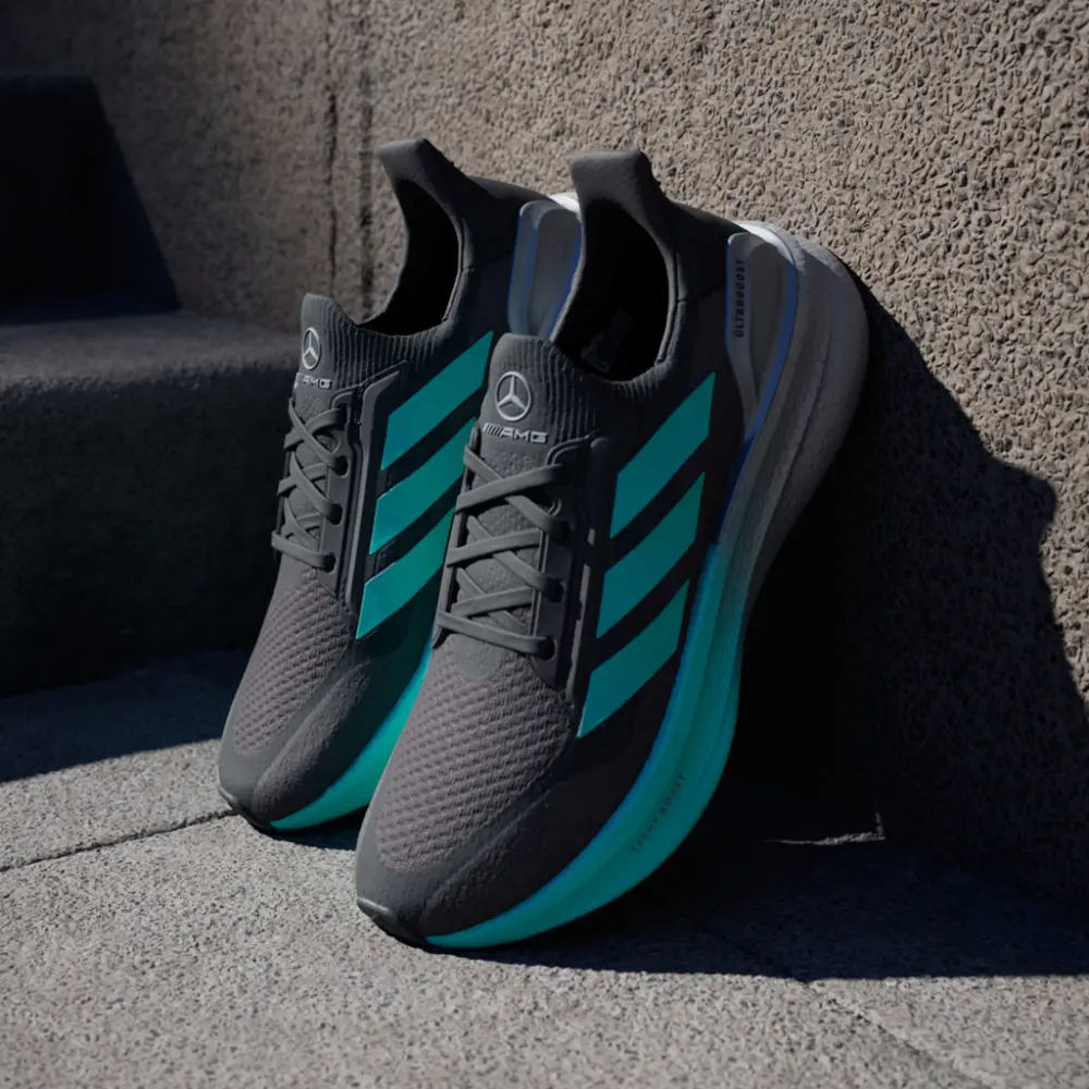 Giày Adidas Ultra Boost 5X x Mercedes-AMG Petronas Formula One Team ‘Black Blue’ JR9386 - Ảnh 3