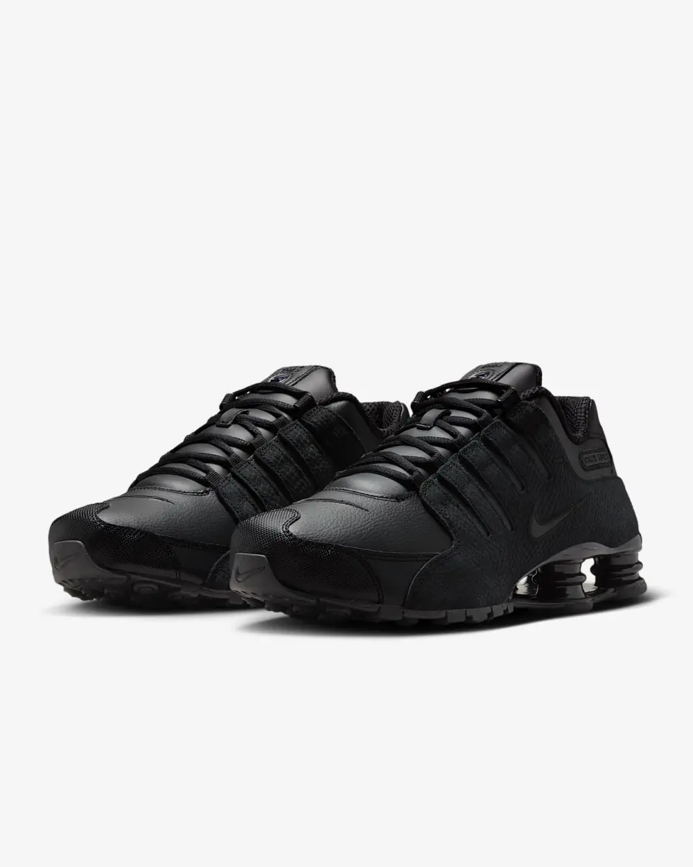 Giày Nike Shox NZ 'Triple Black' 378341-001 - Ảnh 4