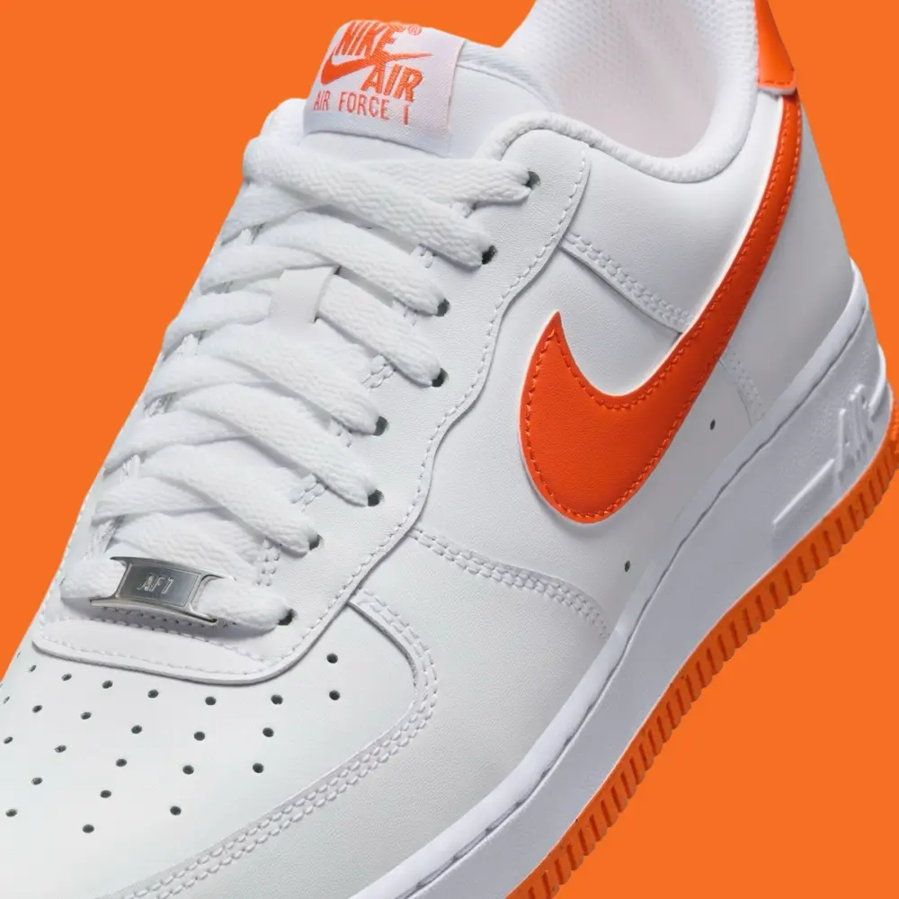 Giày Nike Air Force 1 Low '07 'Safety Orange' FJ4146-109 - Ảnh 4