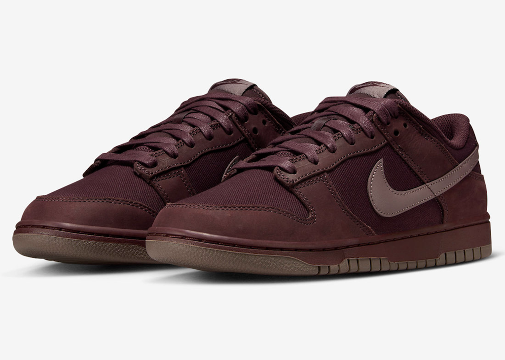 Giày Nike Dunk Low Retro Premium 'Burgundy Crush' FB8895-600 - Ảnh 4