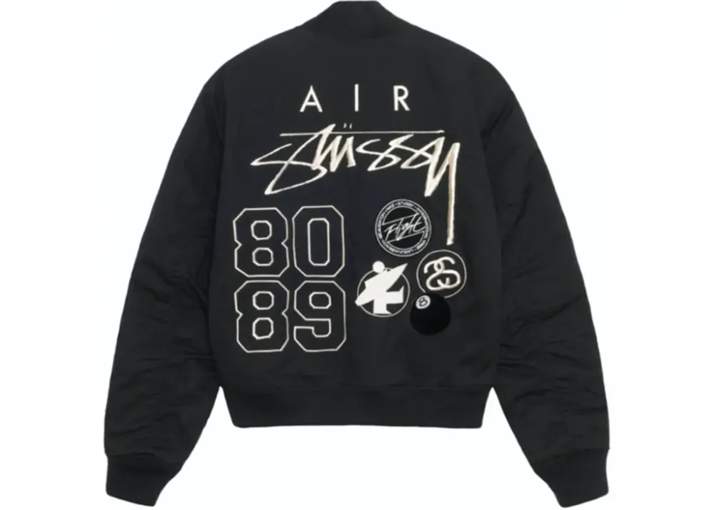 Áo Nike x Stüssy Reversible Jacket ‘Black’ FJ9154-010 - Ảnh 4