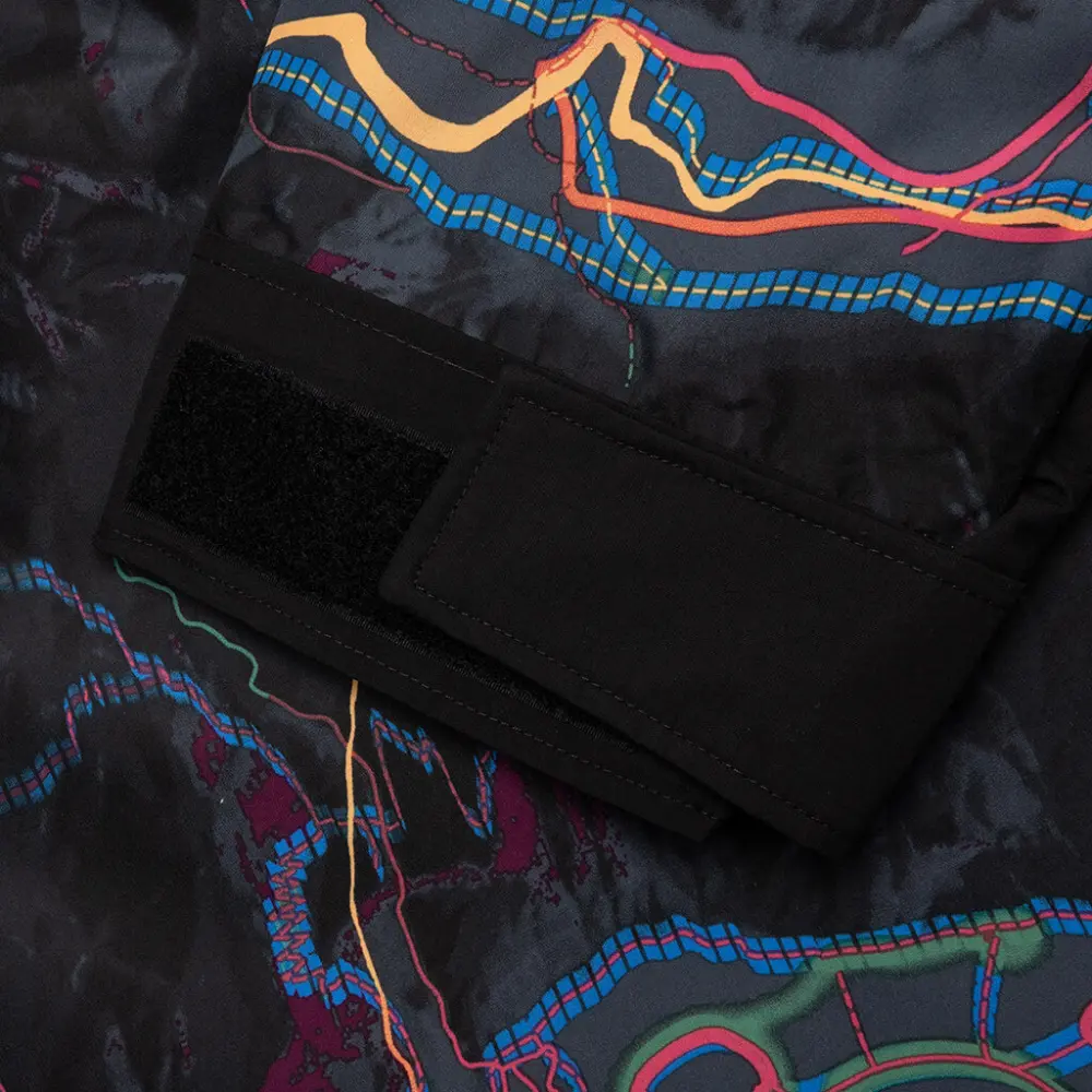 Alternative view of Áo The North Face ’86 Retro Mountain Jacket 'Black Trail Glow Print' NF0A7UR9-IRI