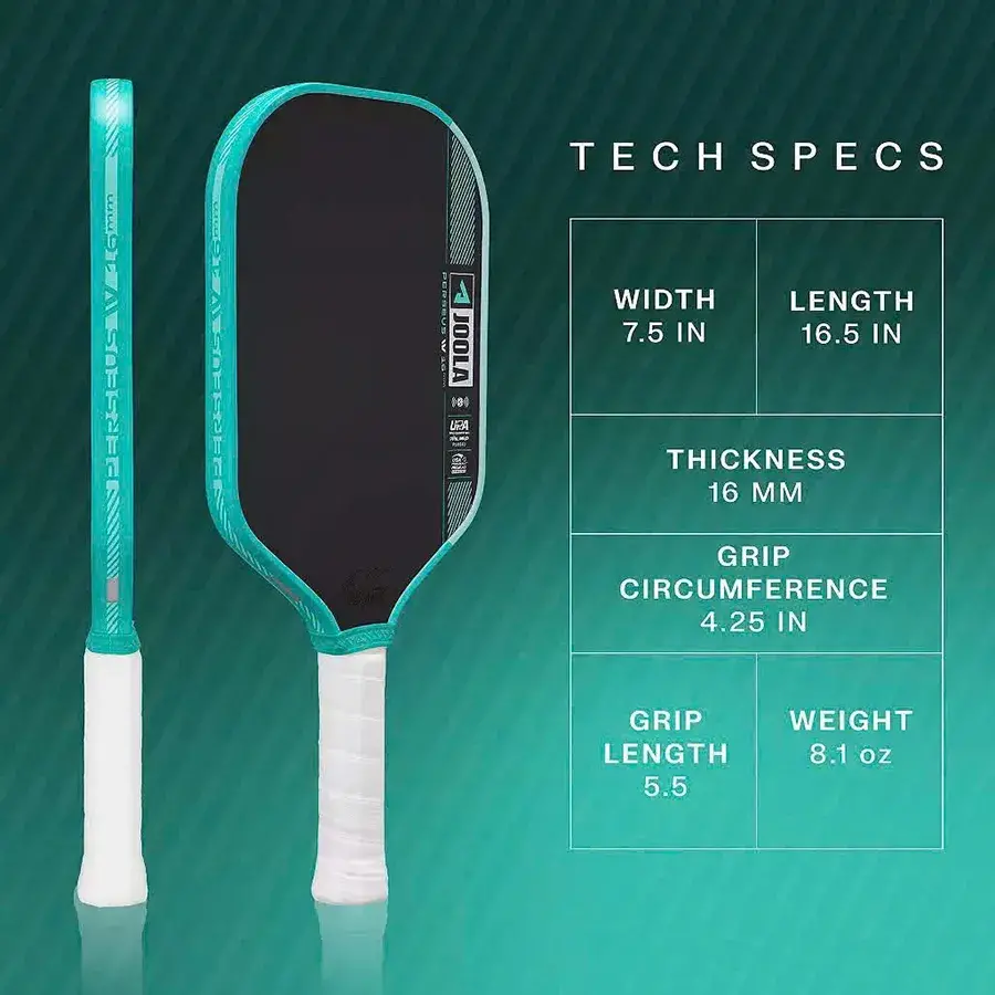 Vợt Pickleball Joola Riptide Perseus Pro IV 16mm USA Limited 'Blue' - Ảnh 4