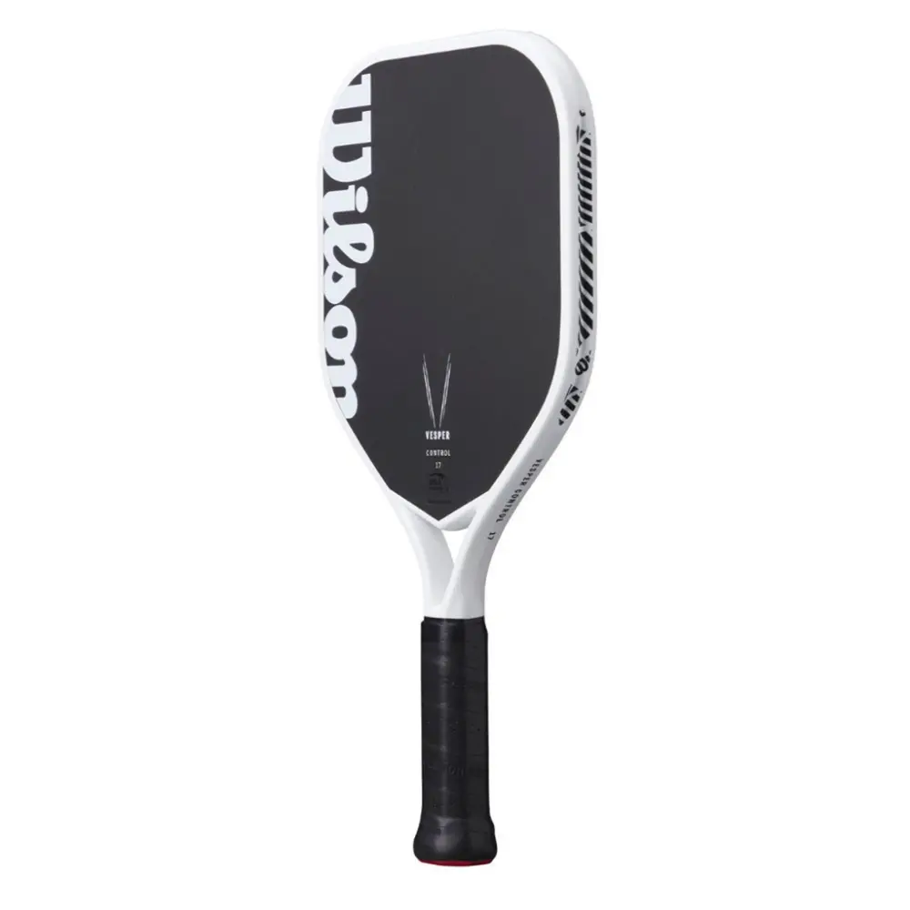 Vợt Pickleball Wilson Vesper Control 17 17mm ‘White Black’ - Ảnh 4
