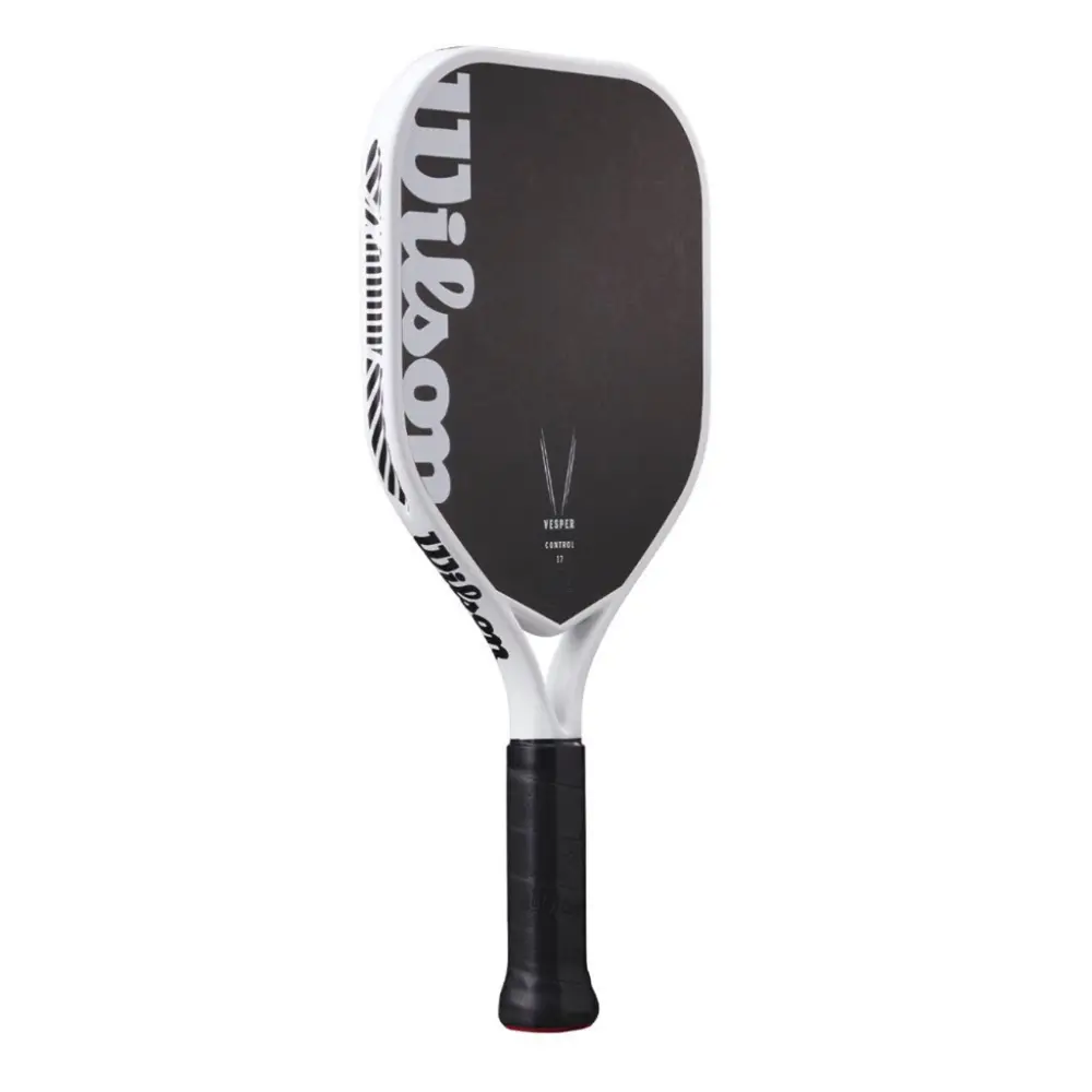 Vợt Pickleball Wilson Vesper Control 17 17mm ‘White Black’ - Ảnh 5