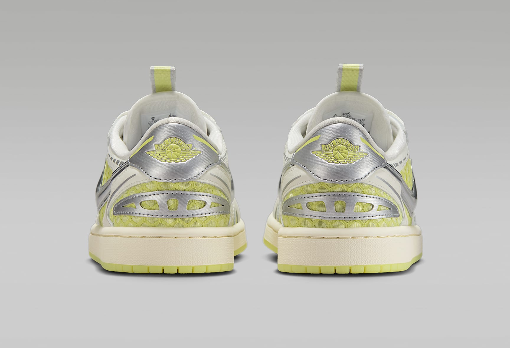 Giày Nike Jordan 1 Low ‘Sail Luminous Green’ HQ2186-130 - Ảnh 4