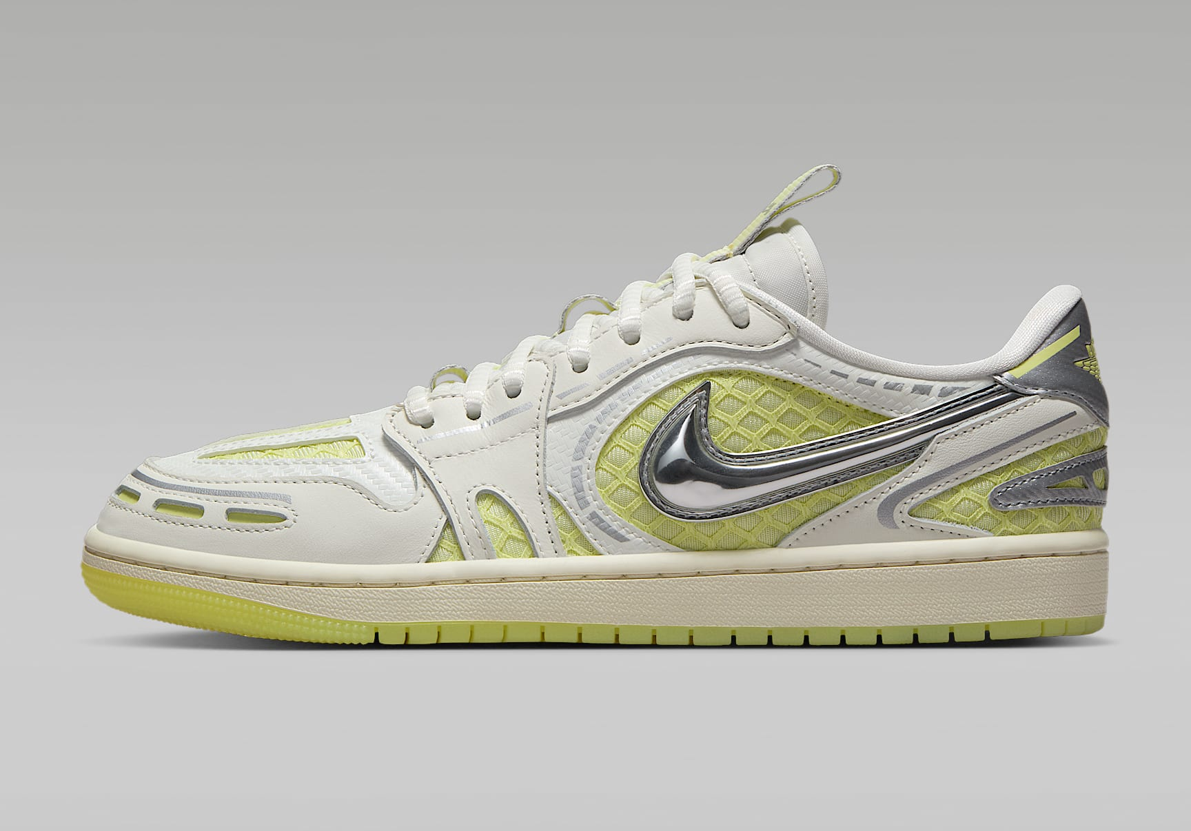 Giày Nike Jordan 1 Low ‘Sail Luminous Green’ HQ2186-130 - Ảnh 5