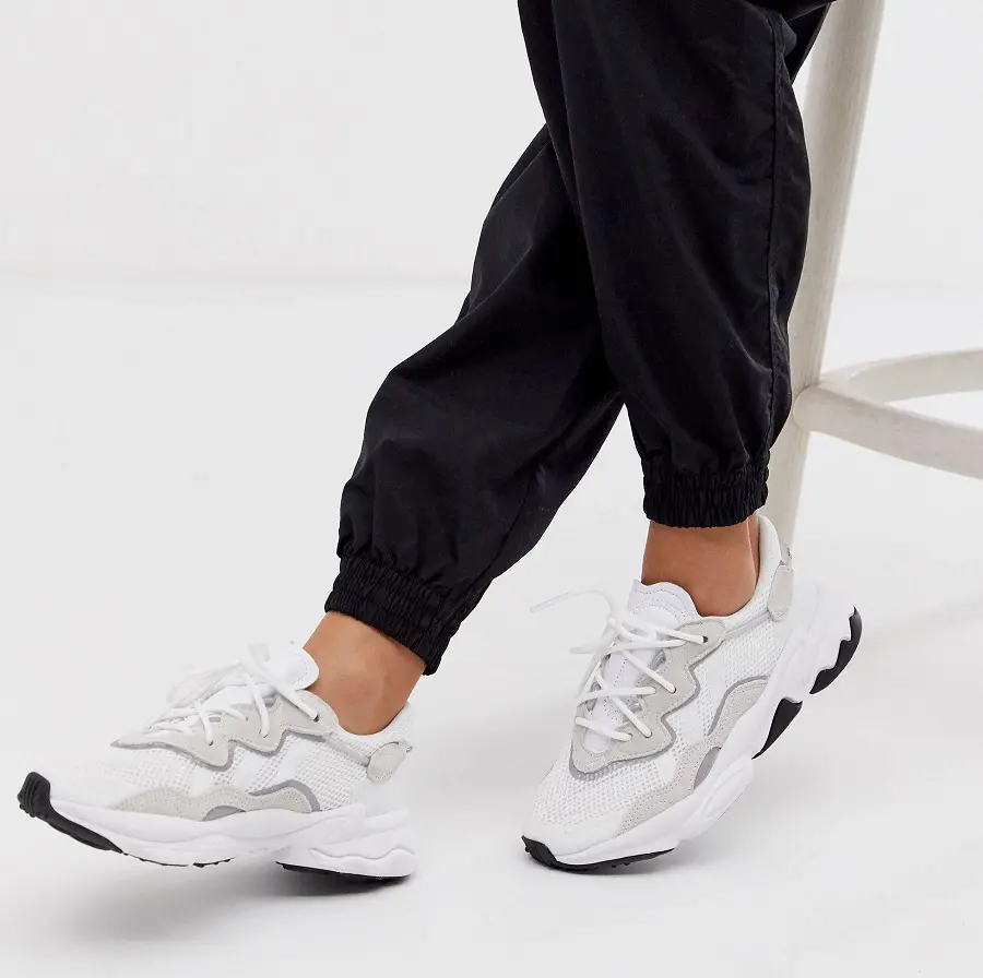 Alternative view of Giày Adidas Ozweego ‘White Grey’ EE6464