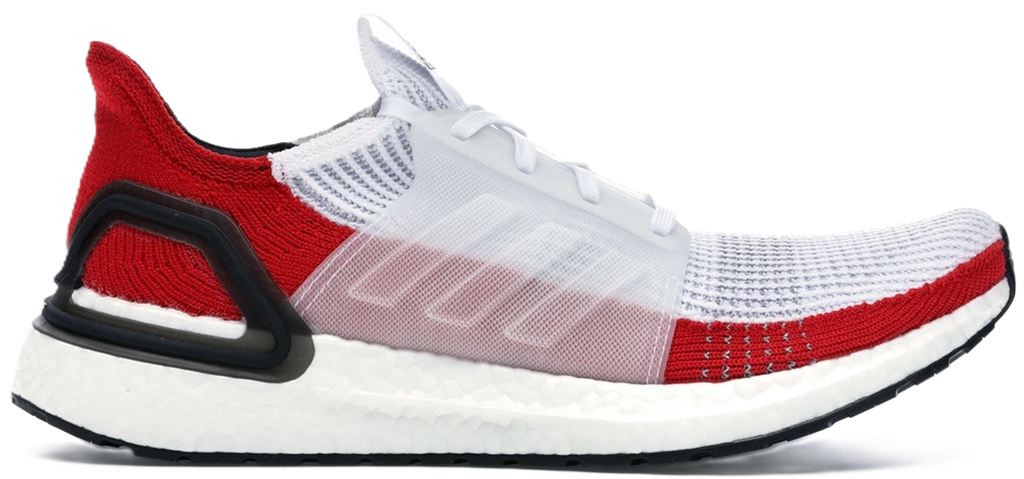 Giày Adidas UltraBoost 19 ‘White Scarlet’ EF1341