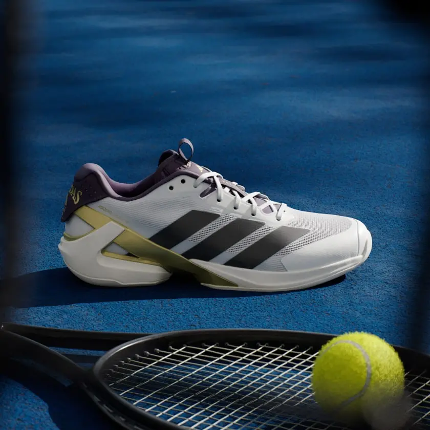 Giày Adidas Adizero Ubersonic 5 ‘White Black Aurora Plum’ JQ3778 - Ảnh 5