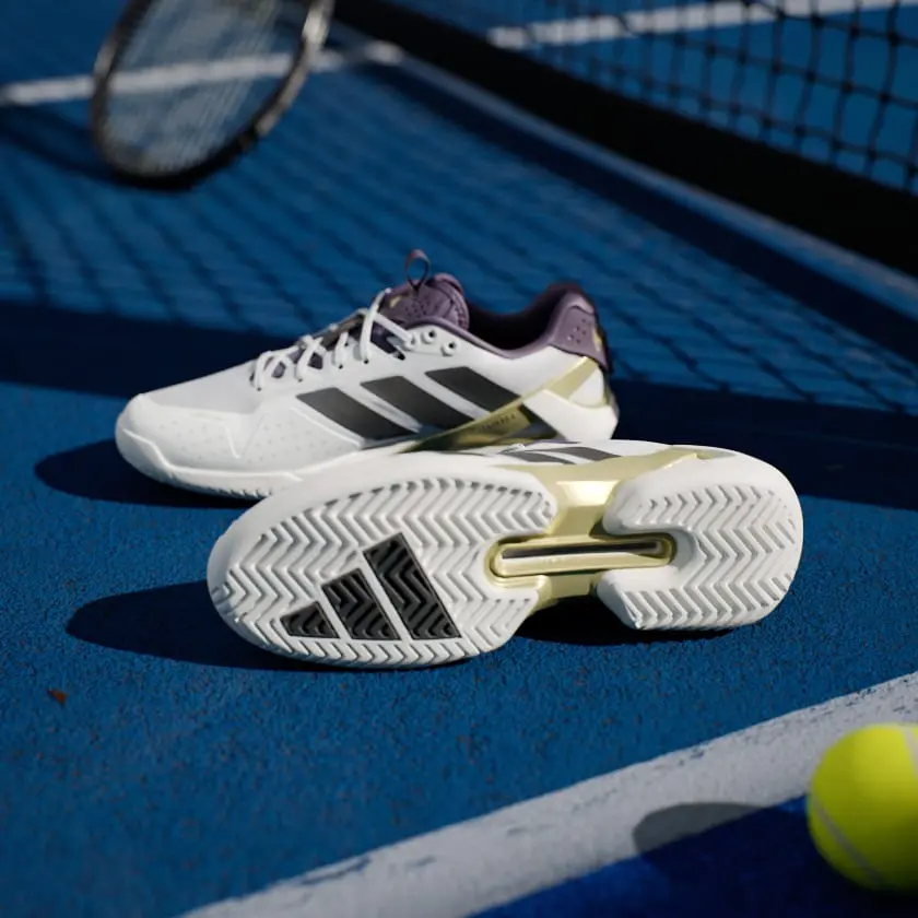 Giày Adidas Adizero Ubersonic 5 ‘White Black Aurora Plum’ JQ3778 - Ảnh 4
