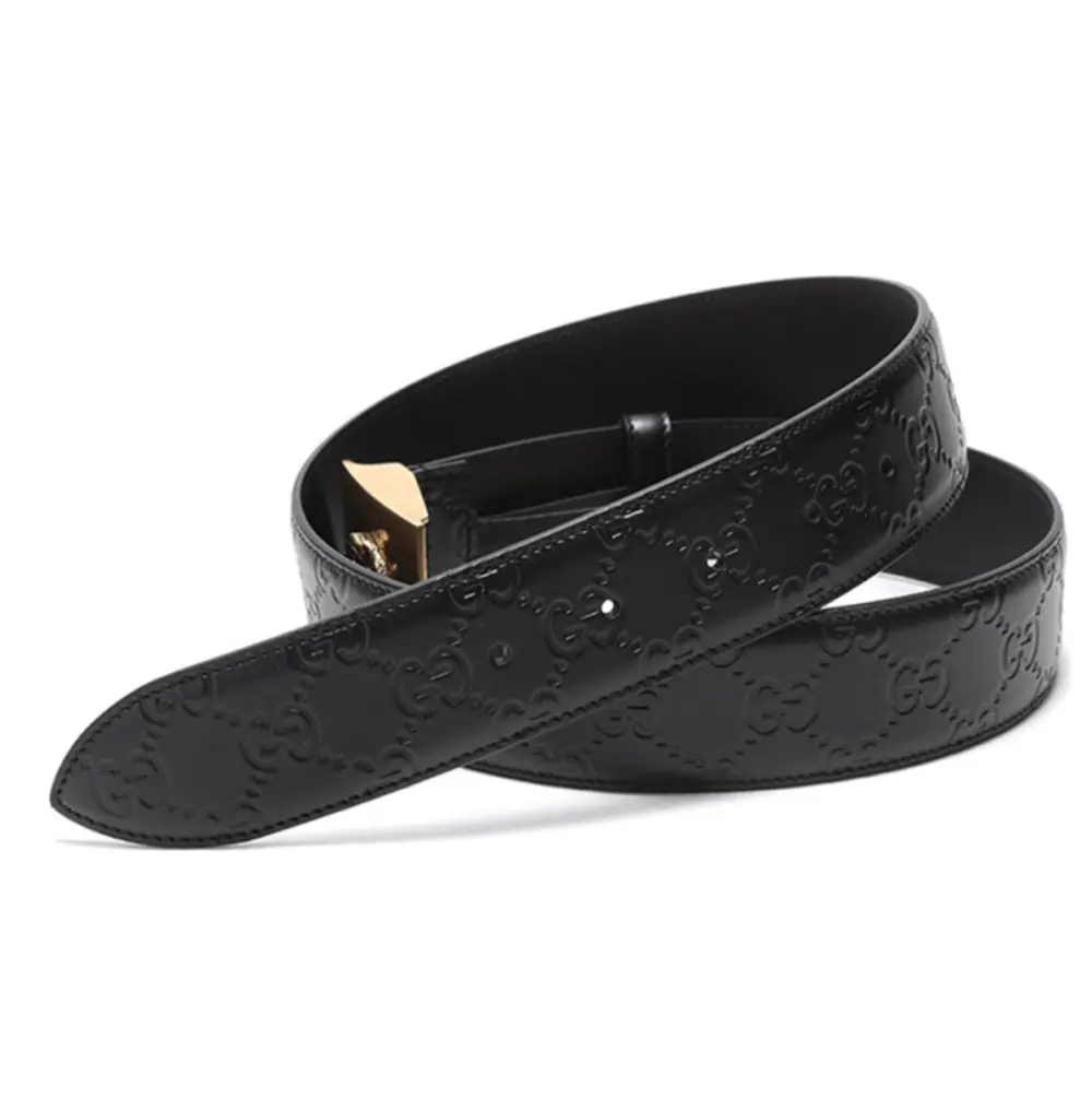 Thắt Lưng Gucci GG Signature Tiger Head Belt 'Black' 429021-CWC1T-1000 - Ảnh 4