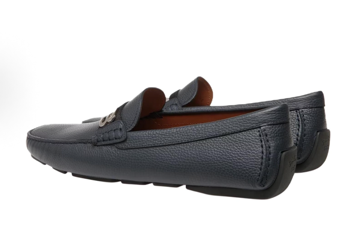 Alternative view of Giày Bally Wiliam Calf Grained 'Navy' 6301198