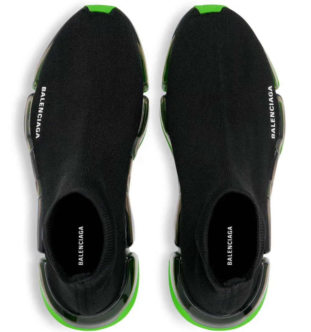 Giày Balenciaga Speed 2.0 Recycled Knit Sneaker 'Black' 617239W2DC41038 - Ảnh 6
