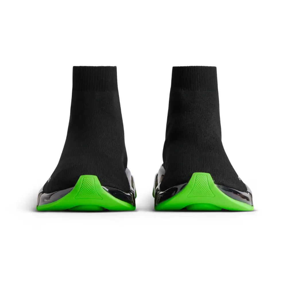 Giày Balenciaga Speed 2.0 Recycled Knit Sneaker 'Black' 617239W2DC41038 - Ảnh 3