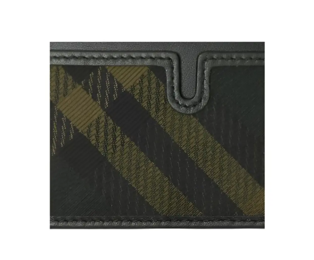 Ví Burberry Check Polyester Card Holder 'Khaki' 80984541 - Ảnh 4