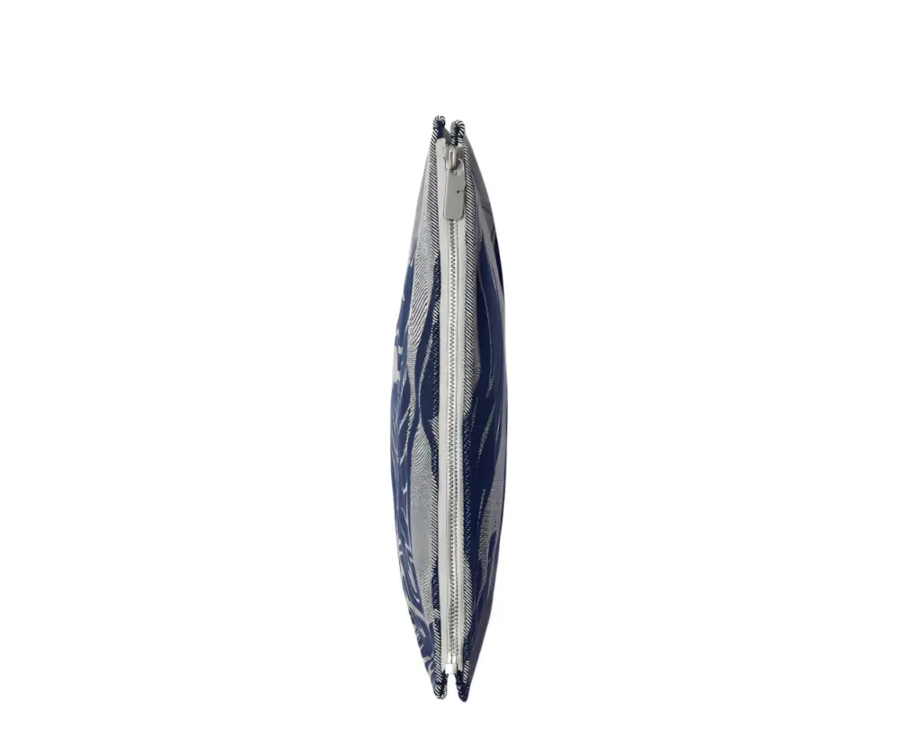 Alternative view of Ví Burberry Knight Logo Canvas Pouch 'Grey' 80838681