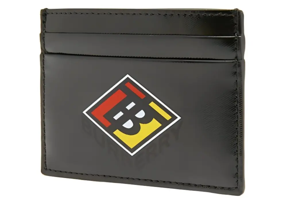 Alternative view of Ví Burberry TB Graffiti Logo Card Holder 'Black' 8021767