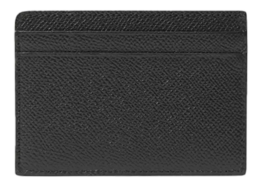 Alternative view of Ví Burberry Grained Leather Card Holder 'Black' 80330741