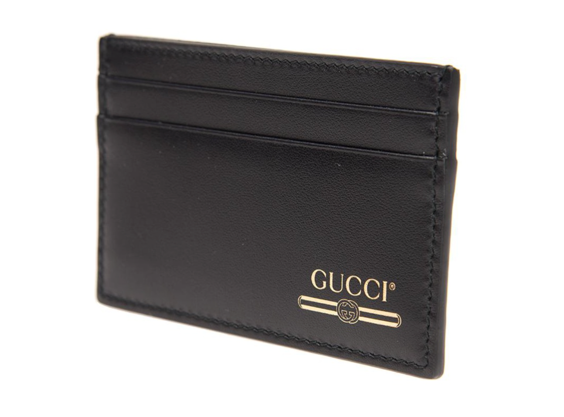 Alternative view of Ví Gucci Leather Card Case 'Black' 547596-0YA0G-1000